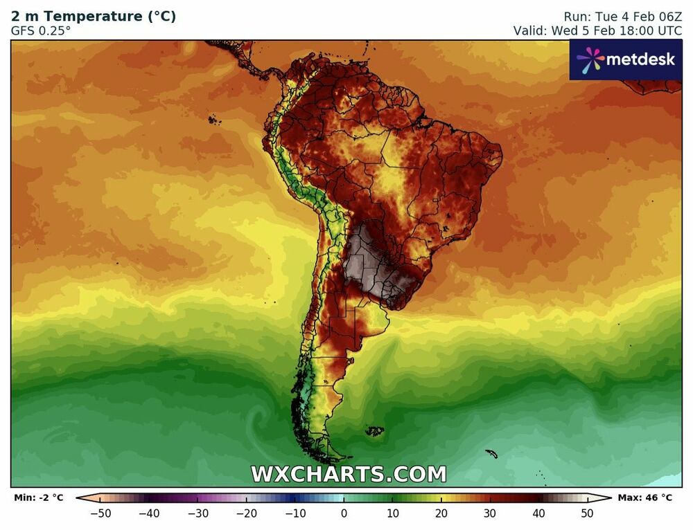 pronostico del tiempo argentina 5 febrero 2025