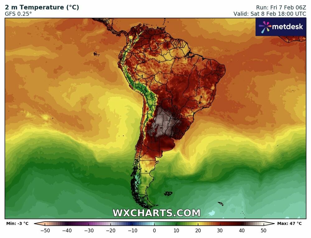 EL CLIMA EN ARGENTINA HOY! (08.02.2025)