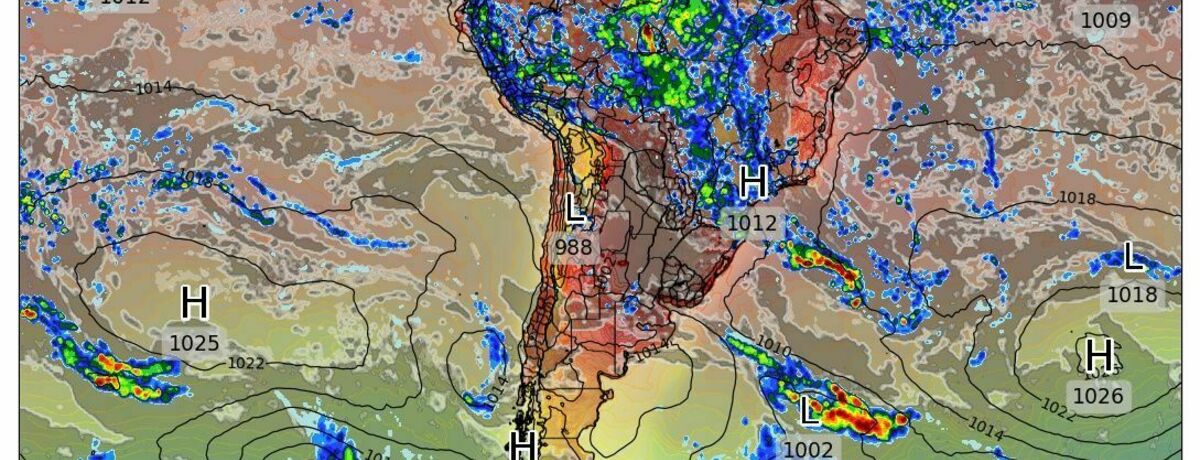 Pronóstico del tiempo para Argentina el 4 de febrero